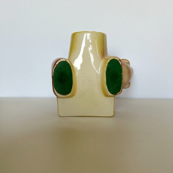 Vintage 1950s Ceramic Dachshund Wiener Dog Dresser Valet, Caddy, Planter - Picture 7 of 9